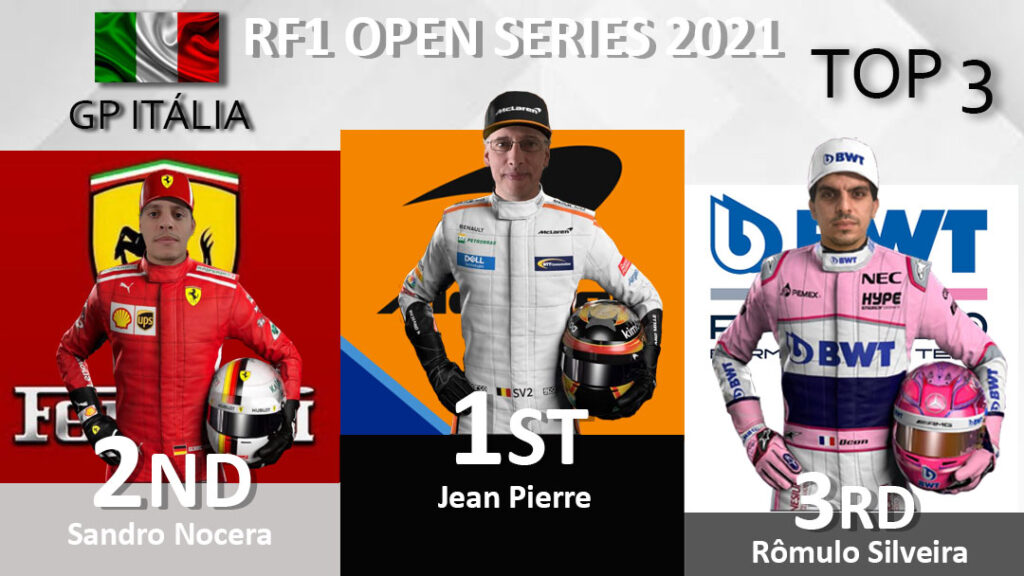 15 podium gp italia rf1open 2021